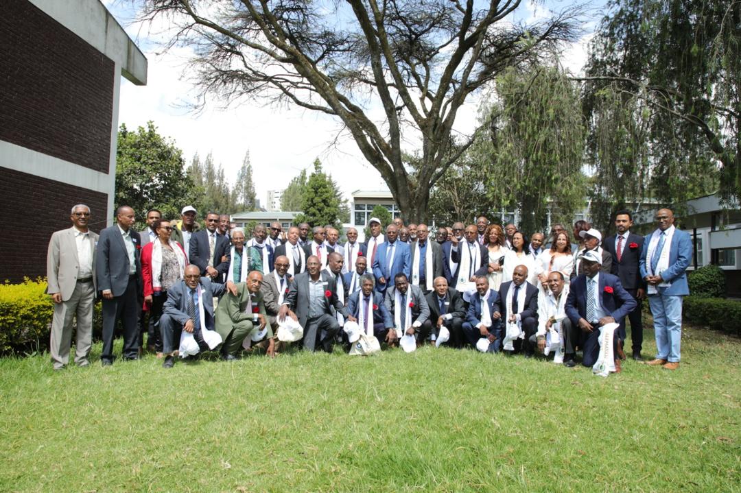 Group photo without banner